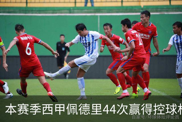 本赛季西甲佩德里44次赢得控球权第一，前十无皇马球员